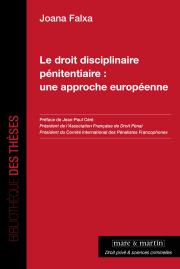 Le droit disciplinaire pénitentiaire