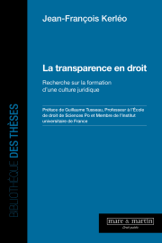 La transparence en droit