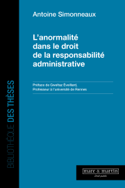 L’anormalité dans le droit de la responsabilité administrative