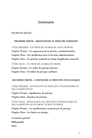 L’indisponibilité des compétences en droit public interne