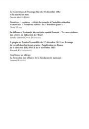Annuaire 2023 du droit de la sécurité et de la défense