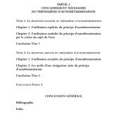 Essai d’une théorie générale de l’autodétermination de la personne humaine