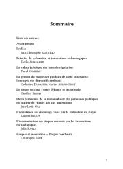 Risques et innovations