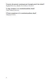 Le constitutionnalisme abusif en Europe