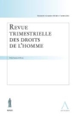 La Revue trimestrielle des droits de l'homme
